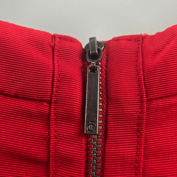 Prabal Gurong for Target Black Red Lined Fit & Flare Mini Dress Size 4 - Picture 3 of 9